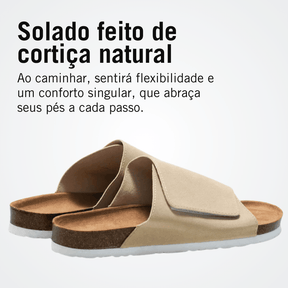 Sandália Masculina de Couro Confort