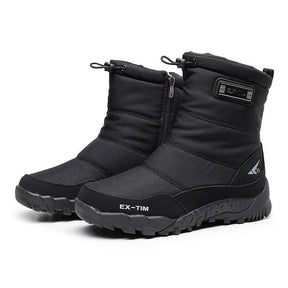 Bota de Inverno Masculina Forrada em Lã