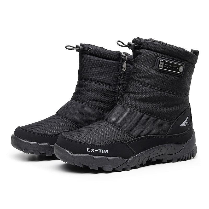 Bota de Inverno Masculina Forrada em Lã