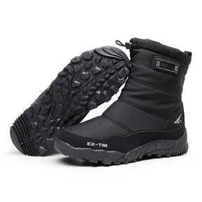 Bota de Inverno Masculina Forrada em Lã