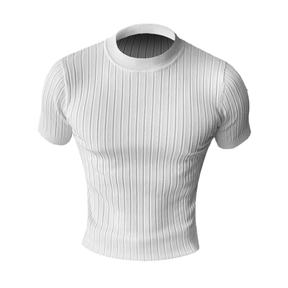 Camisa Algodão Masculina Gola Alta