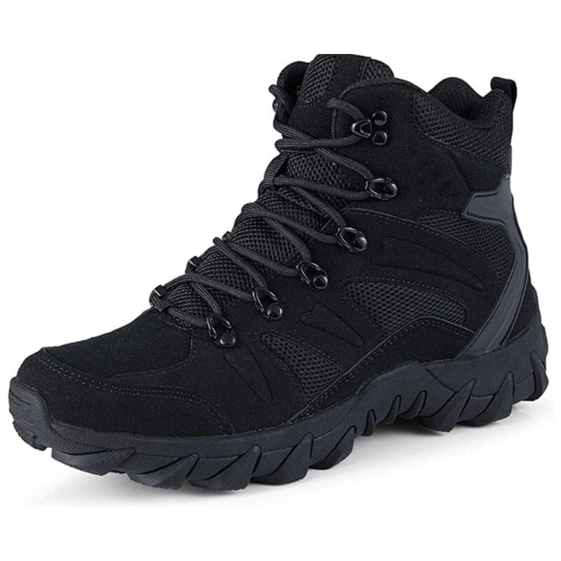 Bota de Couro Masculina  Militar Confortável