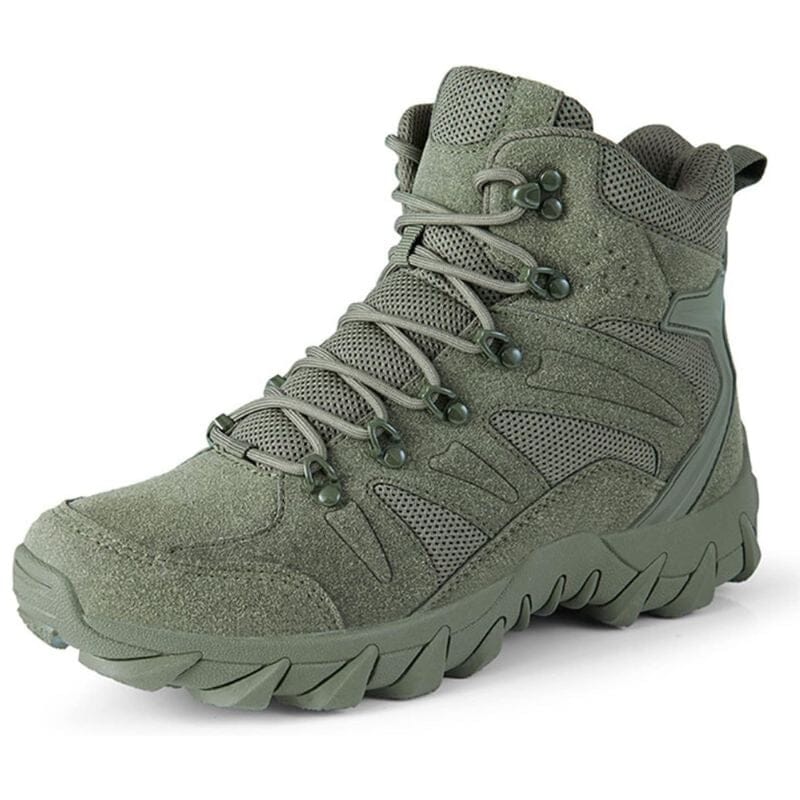 Bota de Couro Masculina  Militar Confortável