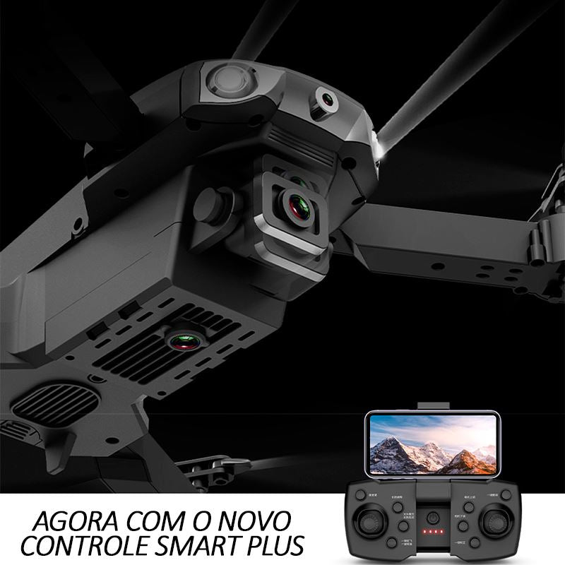 Drone Profissional Com Luz Noturna Câmera 4K Wifi / S820